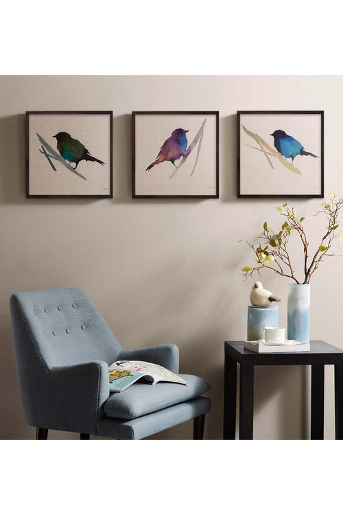 Tablou 3 piese Wild 20 Multicolor, 90 x 30 cm