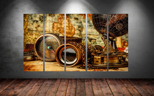 Tablou 5 piese Canvas World 167 Multicolor, 150 x 90 cm