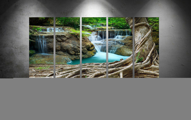 Tablou 5 piese Canvas World 40 Multicolor, 150 x 90 cm