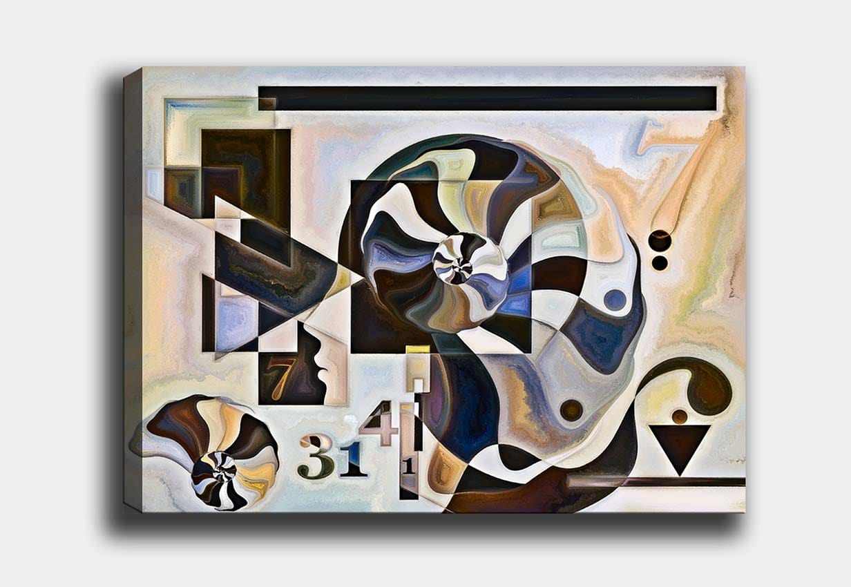 Tablou Canvas Abstract Numbers Multicolor & OYOTR-1275497500 & OYOTR-1275497500 & OYOTR-1275497500