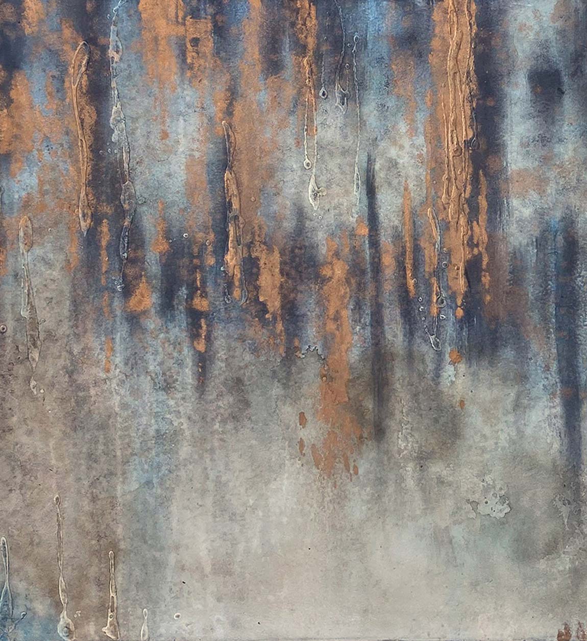 Tablou Canvas Berna Cooper Rain Multicolor, 75 X 150 cm (2)