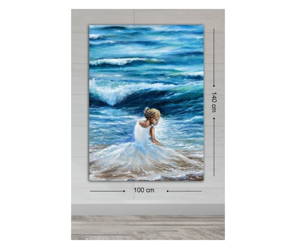 Tablou Canvas Blue Mermaid Multicolor & OYOTR-DEV21139064431 & OYOTR-DEV21139064431