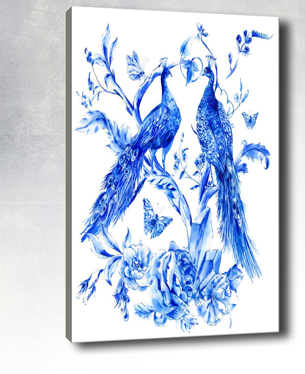 Tablou Canvas Blue Peacock Multicolor & OYOTR-413605069 & OYOTR-413605069 & OYOTR-413605069