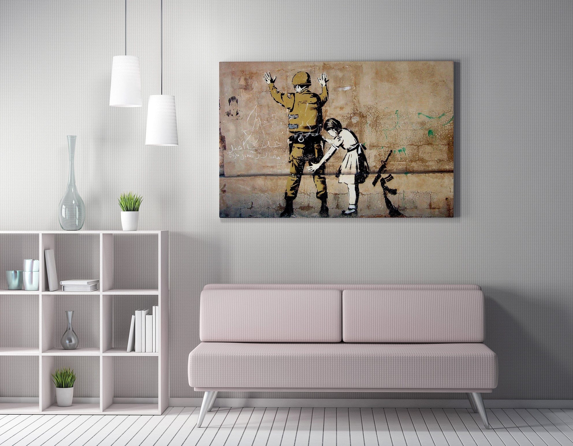 Asir Tablou Canvas Body Search Small WY14 Multicolor, 70 x 50 cm