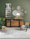 Tablou Canvas Bold 30712 Jungle Verde / Auriu, 62 x 92 cm (1)