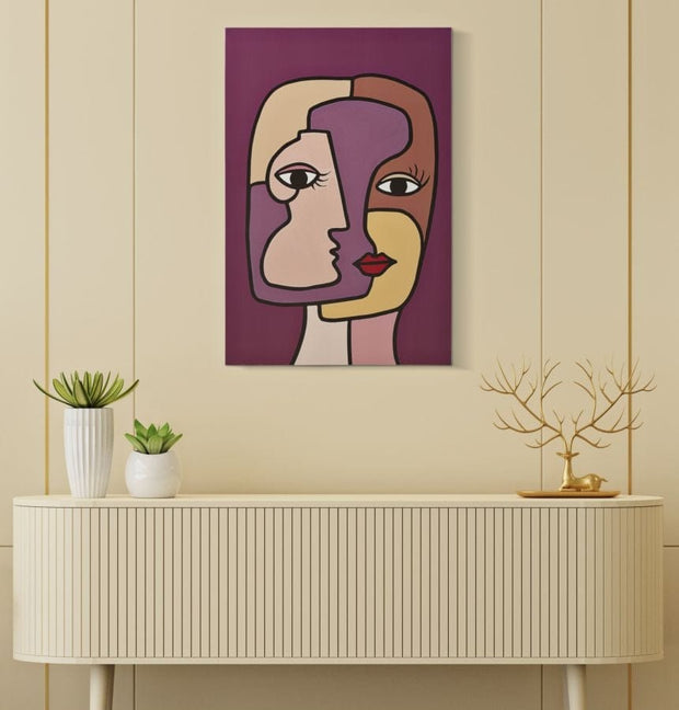 Tablou Canvas Faces New -A- Multicolor, 60 x 90 cm (1)