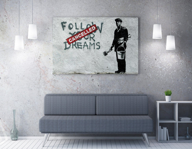 Asir Tablou Canvas Follow Your Dreams WY58 Multicolor, 70 x 50 cm
