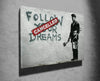 Asir Tablou Canvas Follow Your Dreams WY58 Multicolor, 70 x 50 cm