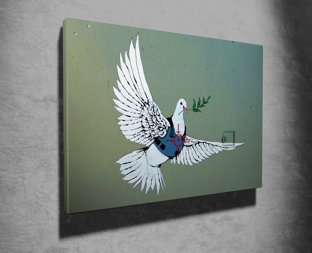 Asir Tablou Canvas Peace Dove WY15 Multicolor, 100 x 70 cm