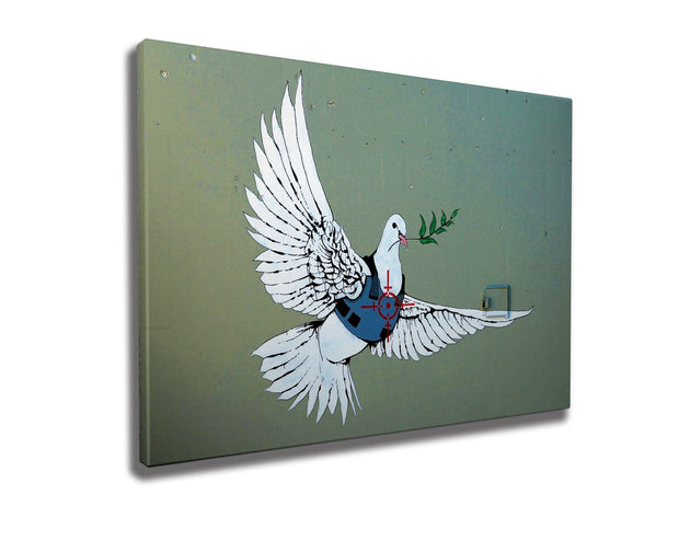 Asir Tablou Canvas Peace Dove WY15 Multicolor, 100 x 70 cm