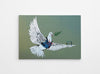 Asir Tablou Canvas Peace Dove WY15 Multicolor, 100 x 70 cm