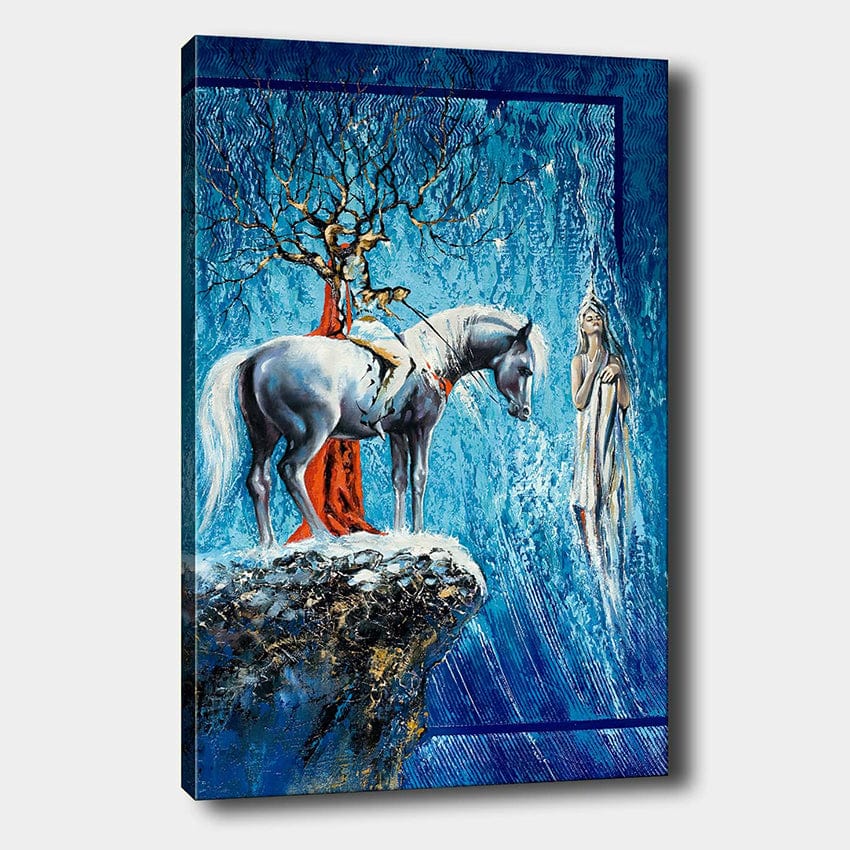 Tablou Canvas Winter Horse Multicolor & OYOTR-16419862 & OYOTR-16419862 & OYOTR-16419862
