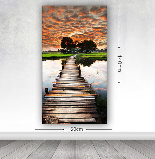 Oyo Tablou Canvas World 103 Multicolor, 60 x 140 cm