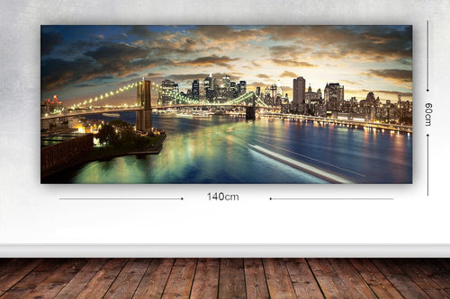 Tablou Canvas World 137 Multicolor, 60 x 140 cm