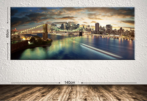 Tablou Canvas World 138 Multicolor, 60 x 140 cm