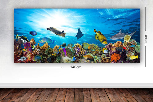 Tablou Canvas World 68 Multicolor, 60 x 140 cm