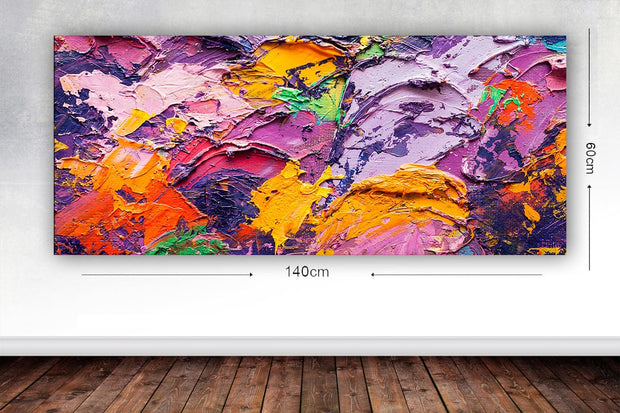 Oyo Tablou Canvas World 74 Multicolor, 60 x 140 cm