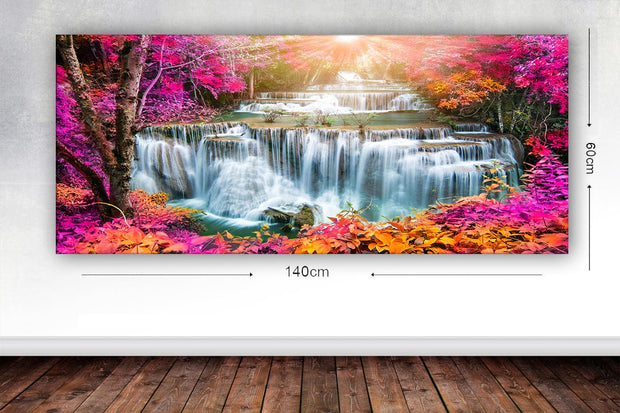 Tablou Canvas World 76 Multicolor, 60 x 140 cm