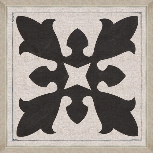 Tablou Framed Art Black Tile II