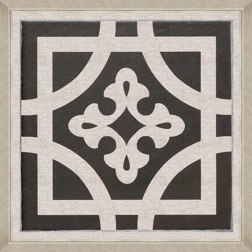 Tablou Framed Art Black Tile III