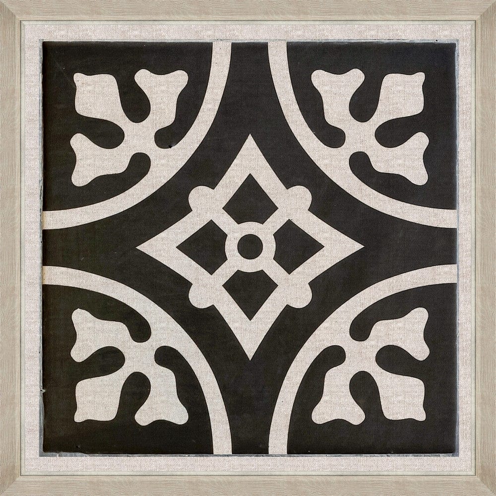 Tablou Framed Art Black Tile IV