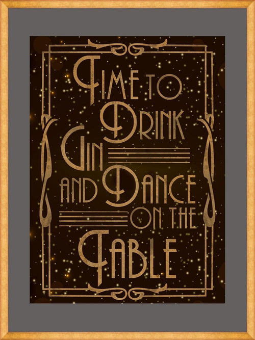 Tablou Framed Art Drink Gin