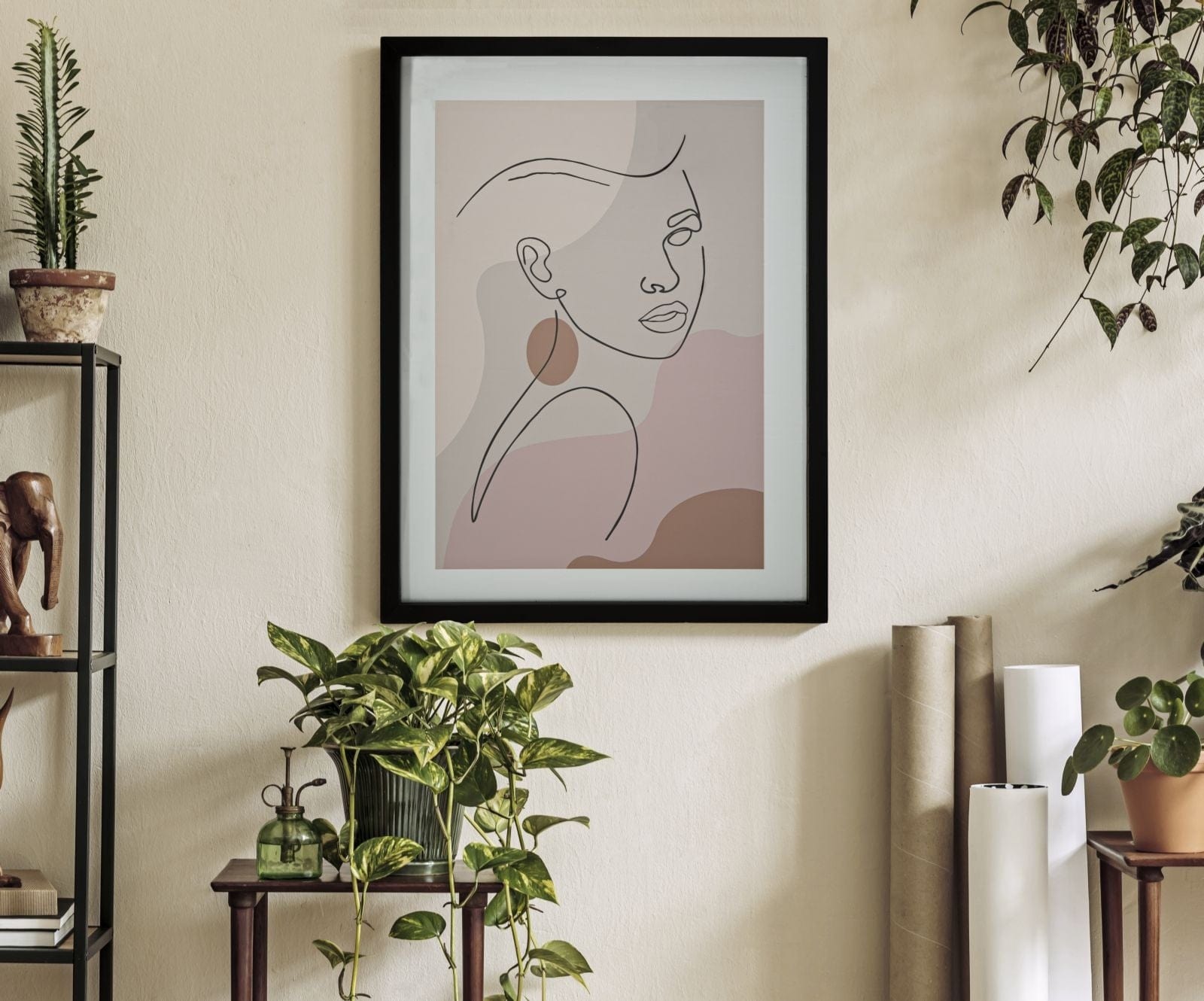 Tablou Framed Art Face -C- Multicolor, 35 x 47 cm (1)