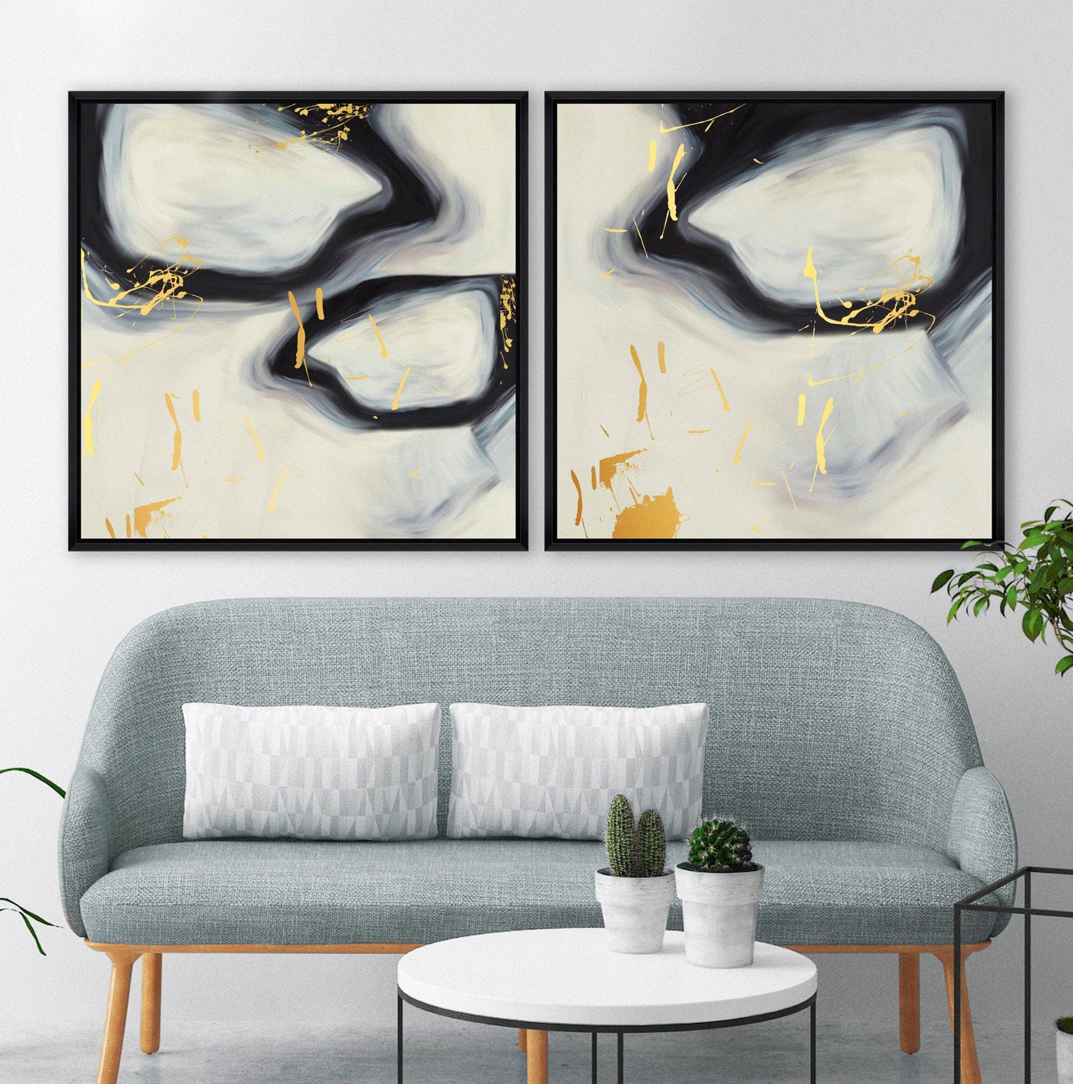 Tablou Framed Art Marble Silence I (1)