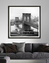 Tablou Framed Art Old Brooklyn Bridge (1)