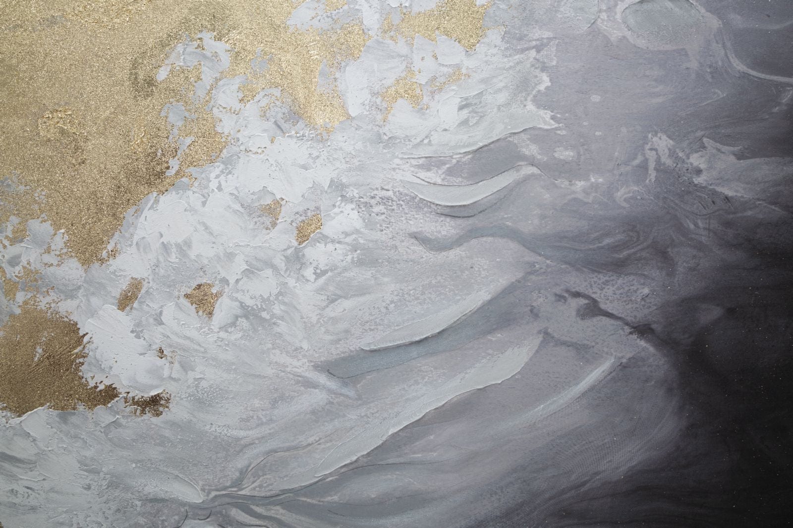 Tablou pictat manual, Action Multicolor, 180 x 100 cm (2)