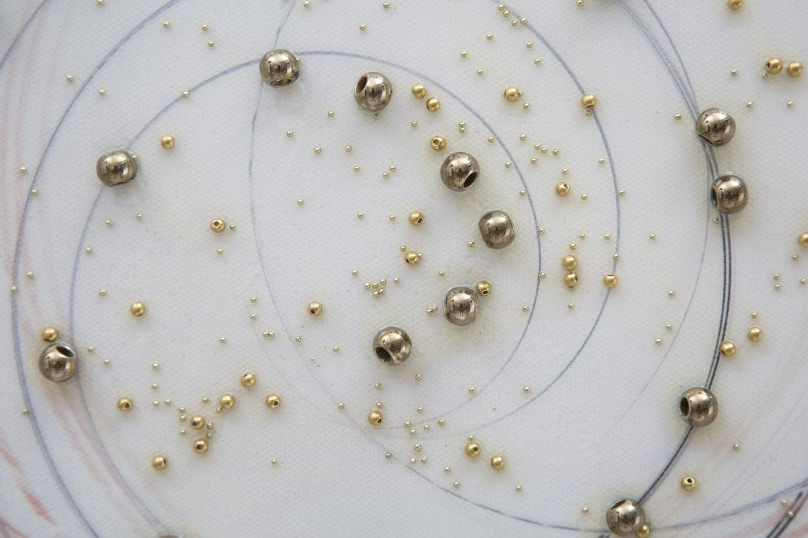 Tablou pictat manual Circle A, 80 x 80 cm (2)