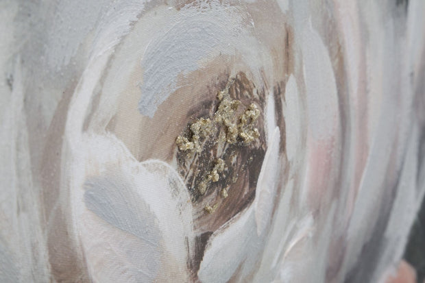 Tablou pictat manual, Dark Red Flowy Multicolor, 120 x 60 cm (3)