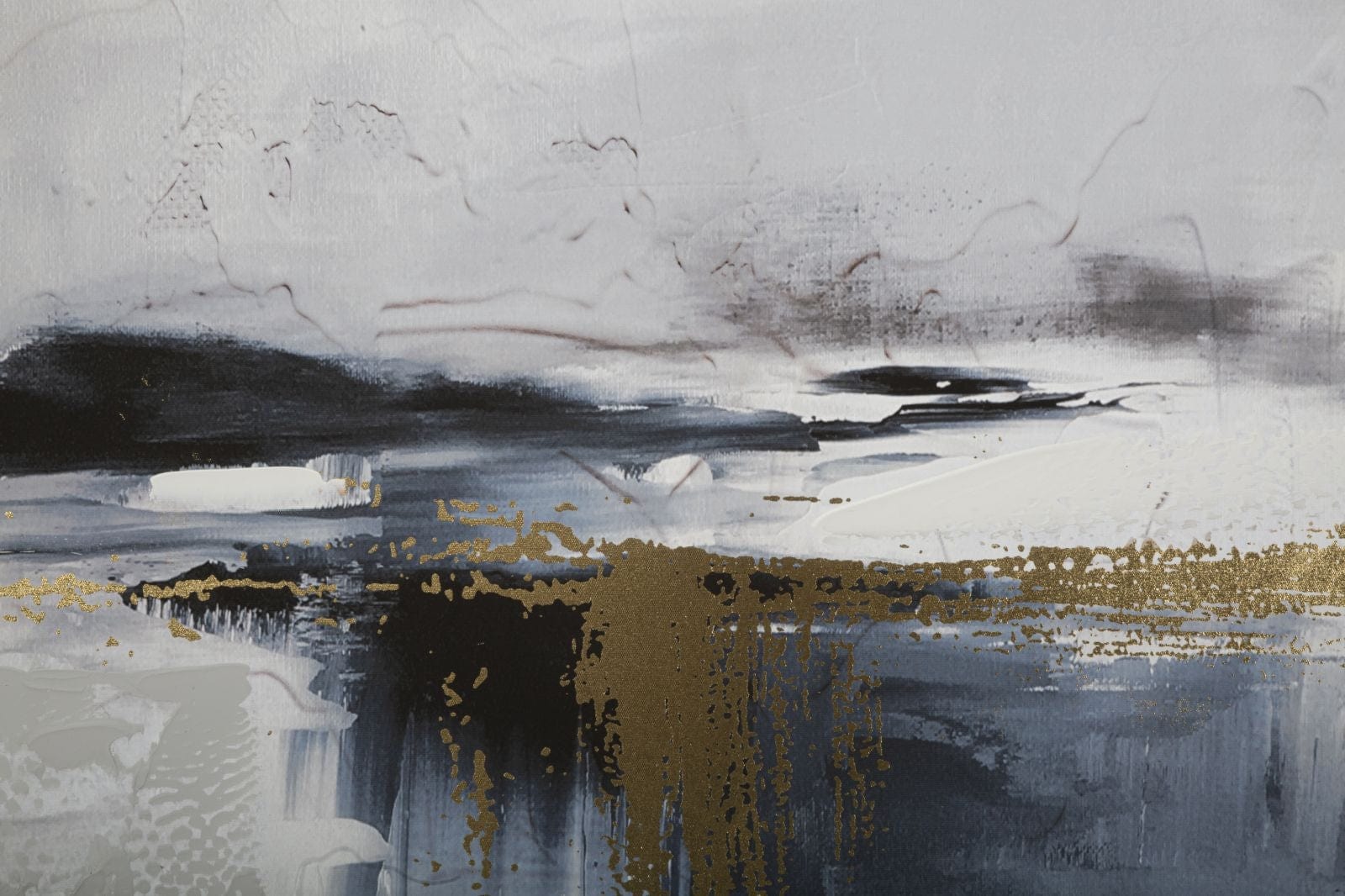 Tablou pictat manual, Level Multicolor, 80 x 120 cm (4)