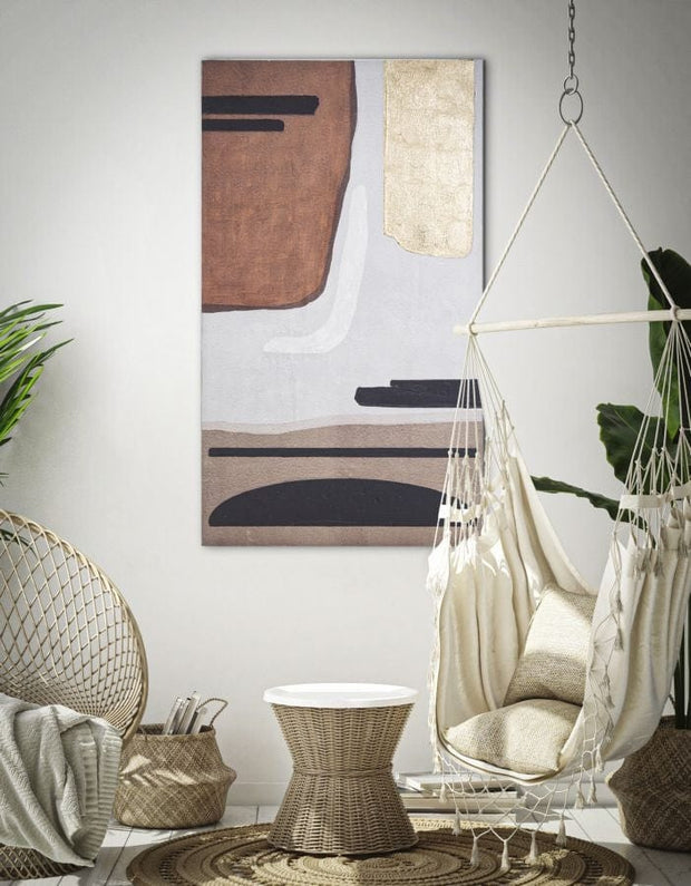 Tablou pictat manual, Sear Multicolor, 100 x 180 cm (1)