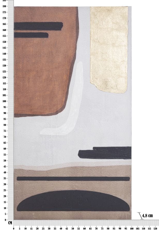 Tablou pictat manual, Sear Multicolor, 100 x 180 cm (5)