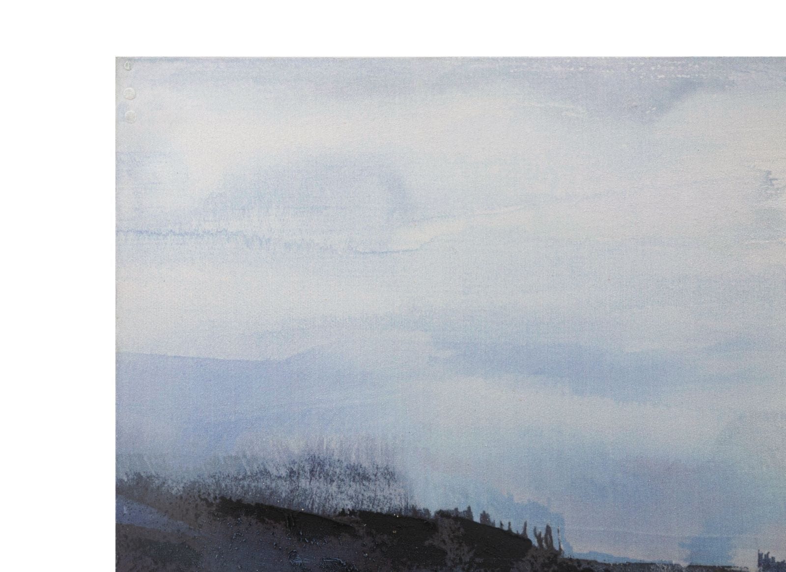 Tablou pictat manual, Sky Multicolor, 120 x 60 cm (4)