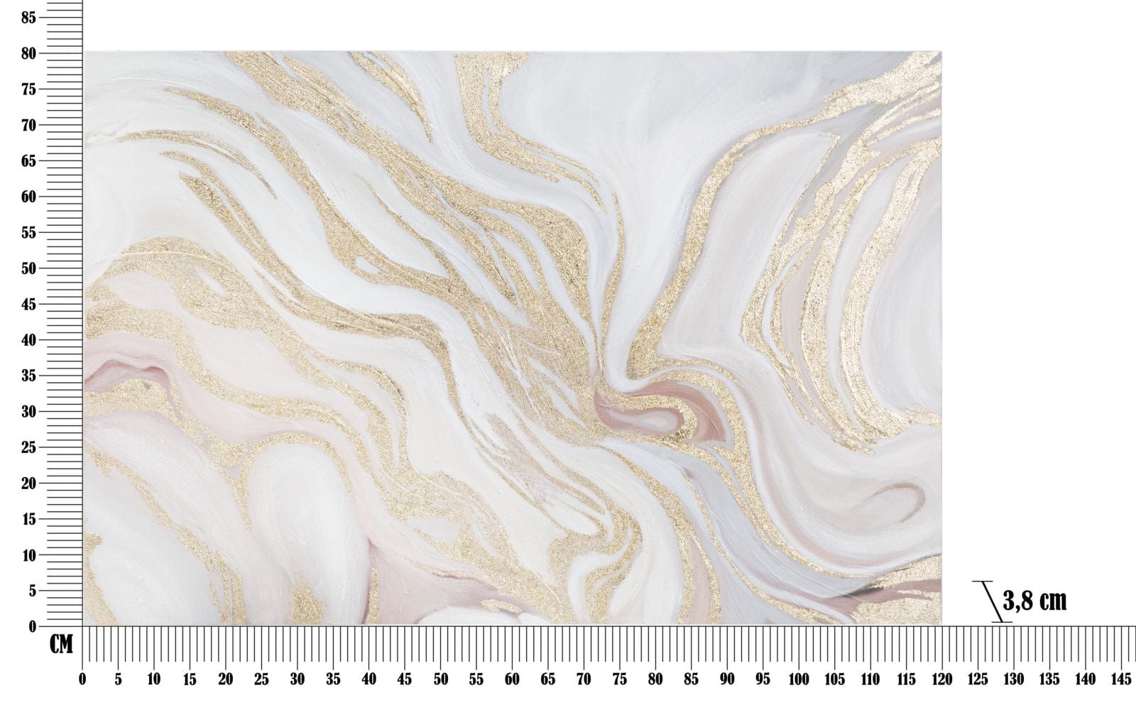 Tablou pictat manual, Sofly Multicolor, 120 x 80 cm (6)