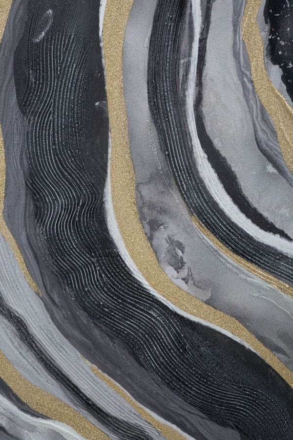 Tablou pictat manual, Werdy Multicolor, 60 x 90 cm (2)