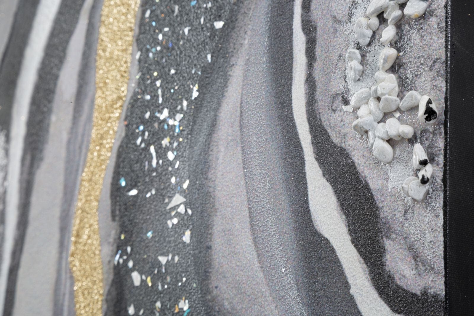 Tablou pictat manual, Werdy Multicolor, 60 x 90 cm (4)