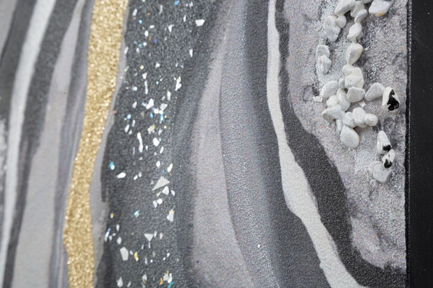 Tablou pictat manual, Werdy Multicolor, 60 x 90 cm (4)