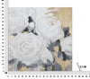 Mauro Ferretti Tablou pictat manual, White Flowers I Multicolor, 90 x 90 cm