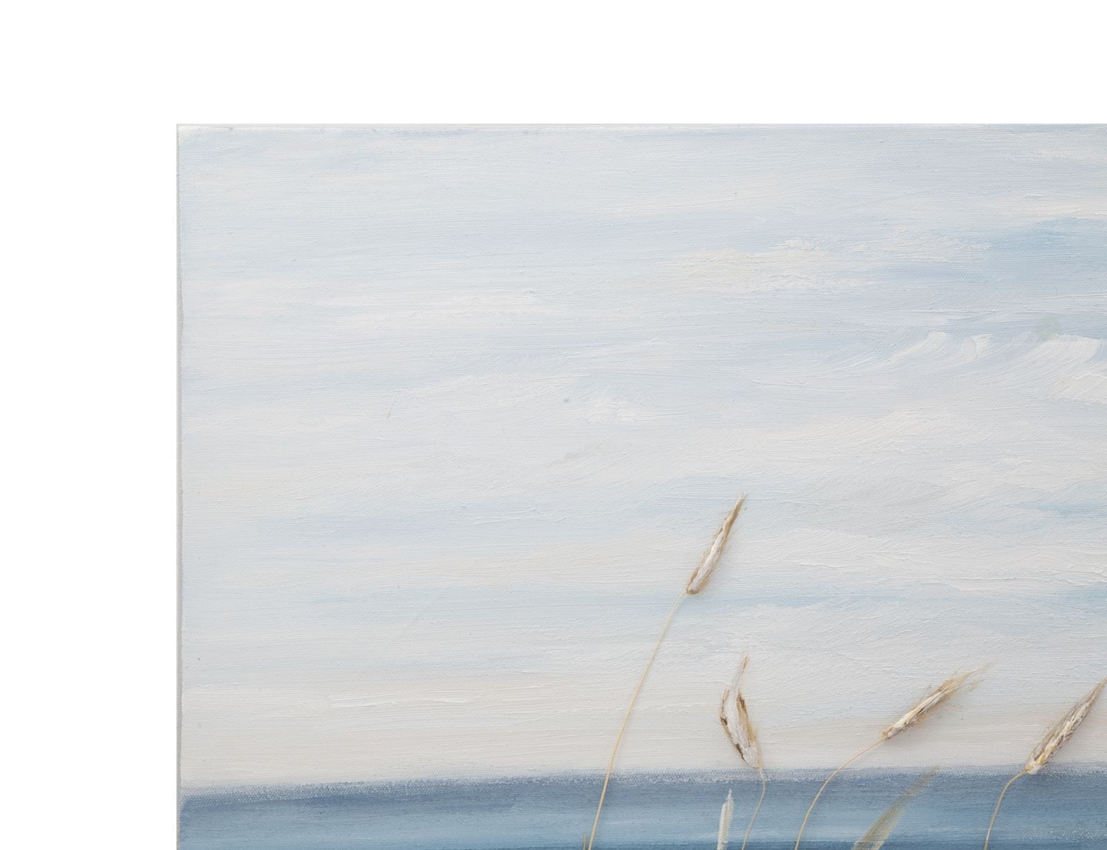 Tablou pictat manual Wild Beach Multicolor, 100 x 100 cm (5)