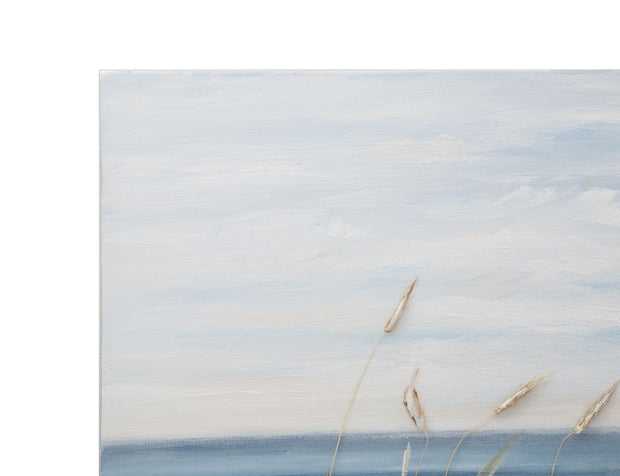 Tablou pictat manual Wild Beach Multicolor, 100 x 100 cm (5)