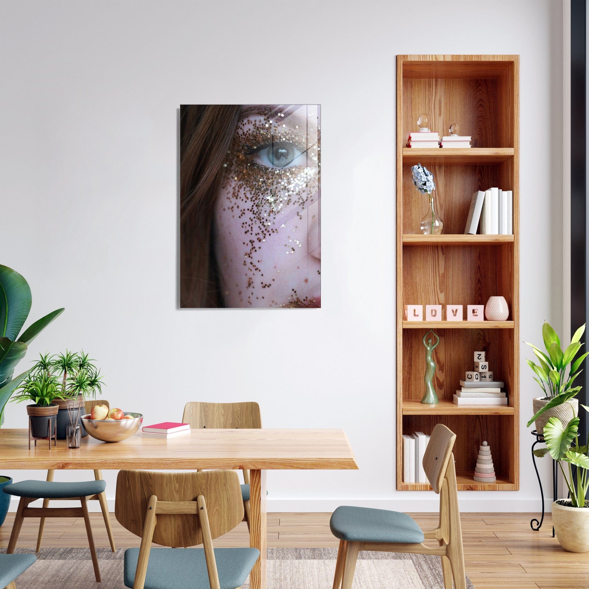 Asir Tablou Sticla Abbie 1131 Multicolor, 30 x 45 cm