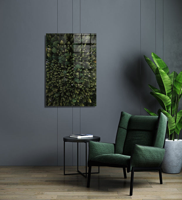 Asir Tablou Sticla Dolan 1163 Verde, 30 x 45 cm