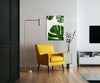 Asir Tablou Sticla Lucca 1152 Verde / Alb, 30 x 45 cm