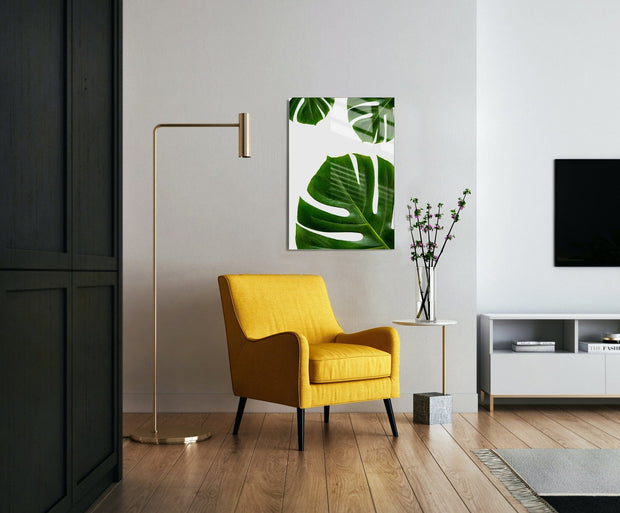Asir Tablou Sticla Lucca 1152 Verde / Alb, 30 x 45 cm