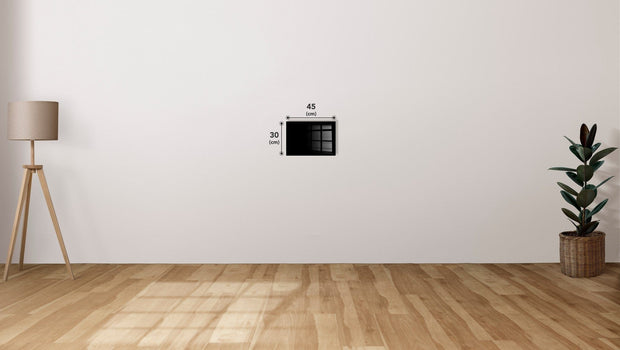 Asir Tablou Sticla Poker Chips 1129 Negru / Auriu, 45 x 30 cm