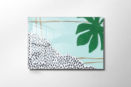 Asir Tablou Sticla Zuniga 1123 Multicolor, 45 x 30 cm