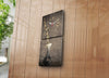 Tablou 2 piese, Canvas Vase Clock 2P2828CS-20 Multicolor, 28 x 60 cm